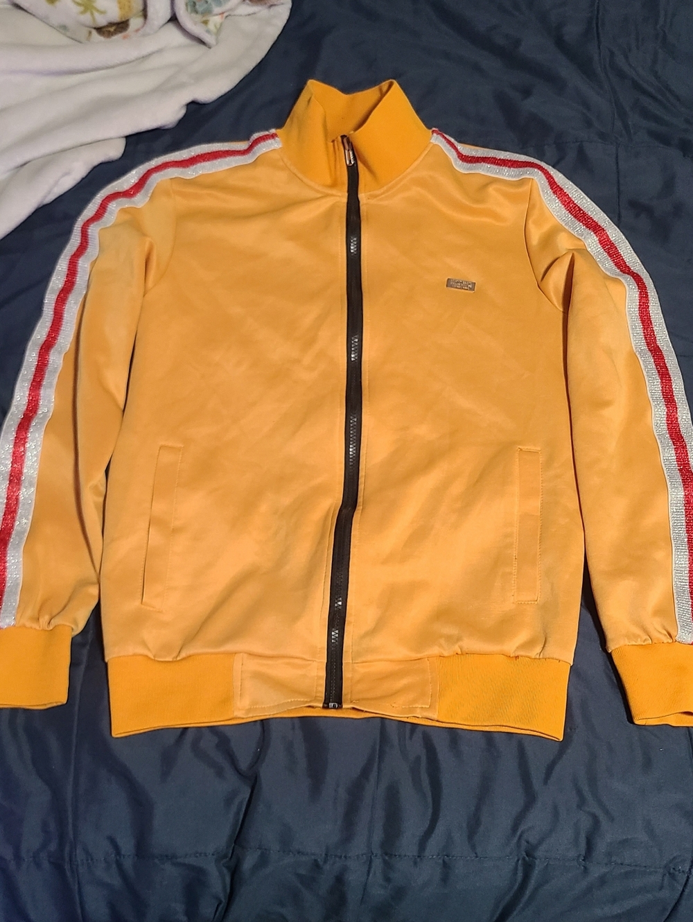 Reason Mustard Track Jacket sz S